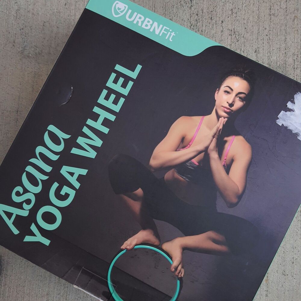 URBNFit Asana Yoga Wheel 12 Inch Roller Stretching Flexibility Aerial Arts New